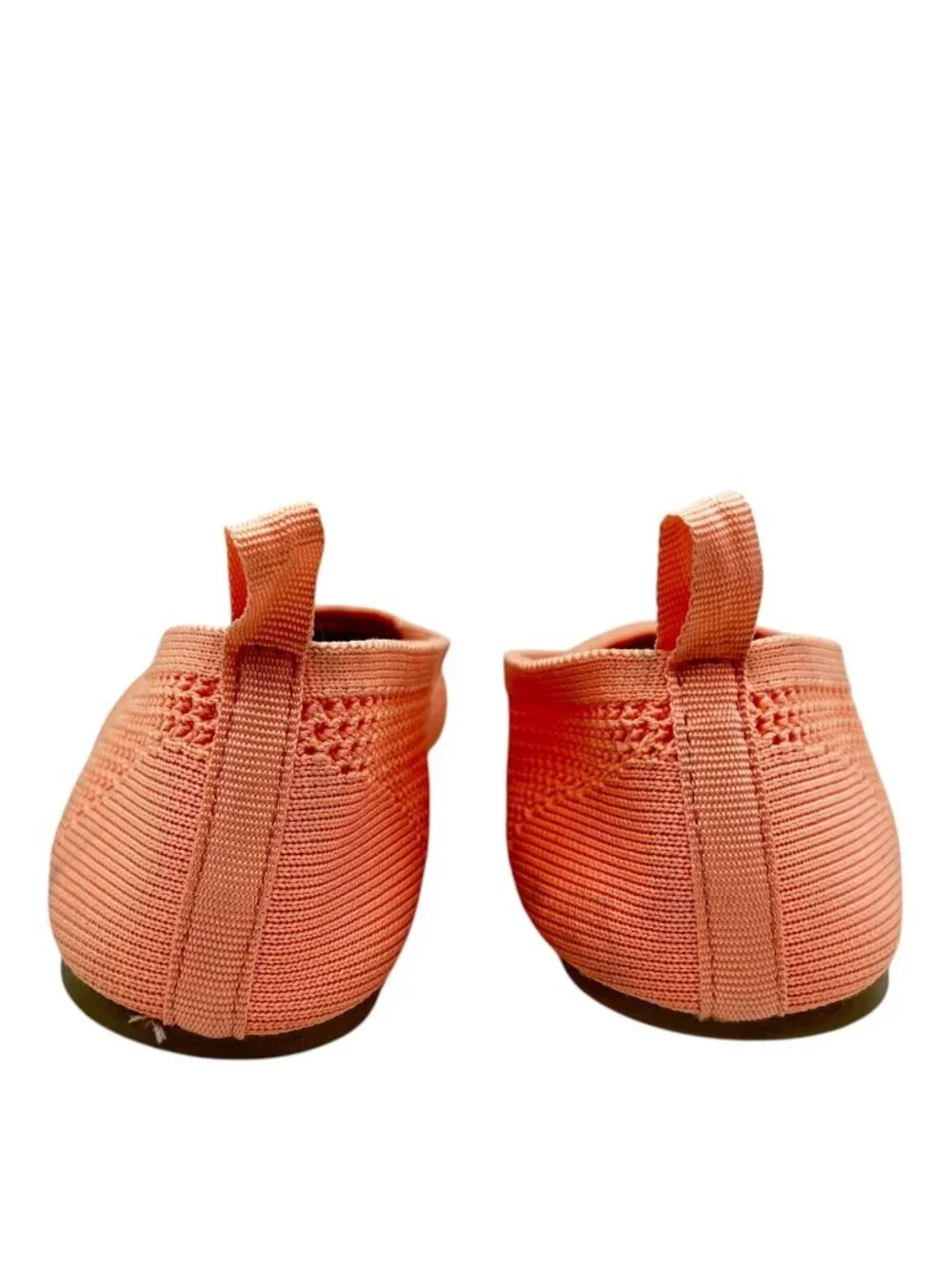 Nordstrom Peach Knit Ballet Flat US 5 UK 3 Stretch Ultra Light Breathable Bright